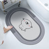 Image of Cushion Cushion Bathroom Sliding  Door  Floor  Bathroom Foot Mat Shopping