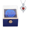 Image of Fashion Creative Rose Jewelry Box Necklace Suit Shopping