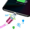 Image of Compatible with Apple , LED Magnetic USB Phone Cable Micro Type C Charger Fast Charging Magnet Charge Cord Shopping111