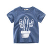 Image of Children's Wear Summer New Korean Children's Boys Cotton T-shirt Men's Treasure In Children's Short Sleeves Shopping