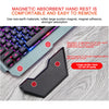 Image of ErgonomicWired Gaming Keyboard with RGB Backlight Phone Holder Shopping