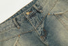 Image of Washed Denim Trousers Men's Casual Shopping