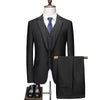 Image of Suit Solid Color Three Pieces Set Shopping