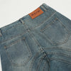 Image of Punk Old And Dirty Bootleg Pants Men Shopping