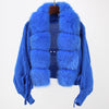 Image of New Autumn Sweater Fox Fur Fur Cardigan Coat For Women Shopping