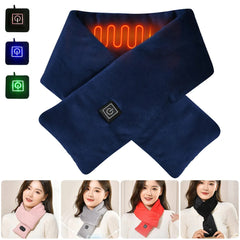 USB Women Men Heating Scarf Temperature Scarf 3 Gears Adjustable USB Charging Heat Control Neck Warmer For Cycling Camping USB Heated Scarf - Temperature Adjustable Heating Scarf Shopping