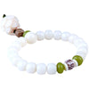 Image of White Jade Bodhi Bracelet For Men And Women Shopping