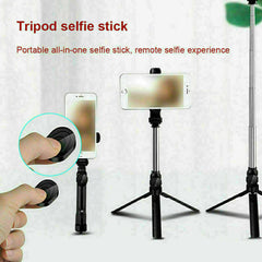 Fit  Telescopic Selfie Stick Bluetooth Tripod Monopod Phone Holder