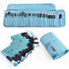 Image of 32Pcs Makeup Brushes Pouch Set Blending Powder Puff Professional Cosmetics Tools Shopping111