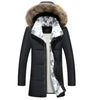 Image of new down jacket men's long section Korean youth lovers men's winter large size coat thickening Shopping