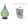 Image of 3D Glass Aroma Diffuser Colorful Lamp Humidifier Night Light Shopping111