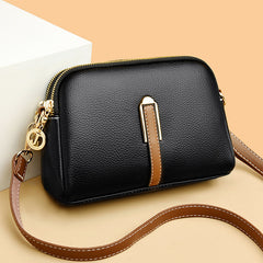 Simple Shoulder Texture Western Style Messenger Bag Shopping