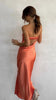 Image of Summer Socialite Satin Hollow Backless Tube Top Dress Shopping