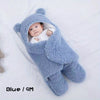 Image of Winter Baby Sleeping Bag Bear Nap Printed Sleeping Bag, Suitable For Babies Aged 0-10 Months, Soft Nap Mat With Removable Pillow Shopping