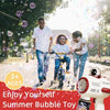 Image of Bubble Gun, Space Bubble Machine For Kids Toddlers, Leak Proof Design, Automatic Bubble Blower Maker With Light And Bubble Solution, Summer Outdoor Toys For Birthday Party Shopping