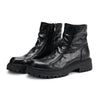 Image of Men's Autumn And Winter Genuine Leather High-top Platform Worker Trendy Boots Shopping