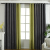 Image of Factory direct stitching simple solid chenille curtain high shading curtain finished living room bedroom curtains Shopping