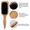 Image of Gold Plated Curling  Brush, Curl Defining Brush, Curl Brush For Curly Hair, For Combing And Shaping Men's And Women's Curls To Reduce Pulling And Curl Separation This Will Go To TEMU. Shopping