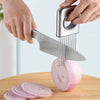 Image of Onion Slicer Holder, Onion Holder For Slicing, 304 Stainless Steel Onion Slicer Cutter, Lemon Holder Slicer, Creative Onion Slicer Holder, Onion Slicer Cutter For Steak Tendons, Household Gadget, Kitc Shopping