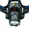 Image of T6 Headlamp Rechargeable 350000LM LED Zoom Headlight Head Torch USB Line New UK Shopping