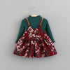 Image of Baby Dress, Girl's Skirt, Autumn 1-2-3 Years Old Baby Clothes, Children's Clothing, A Piece Of E3087 Shopping