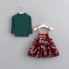 Image of Baby Dress, Girl's Skirt, Autumn 1-2-3 Years Old Baby Clothes, Children's Clothing, A Piece Of E3087 Shopping