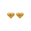 Image of All Match Heart Shaped Earrings Shopping