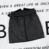 Image of New Sheepskin Suede Hot Diamond Leather Belt Skirt Shopping