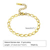 Image of Ornament Extended Stainless Steel Bracelet Gold Shopping