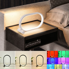 Usb Plug-In Lamp Oval Acrylic Lamp Touch Control Dimmable Modern Simple Creative Night Lamp Bedside Reading Lamp Desk Table Led Shopping