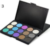 Image of 15 color eyeshadow earth color eye shadow smoky eyeshadow E15 multi color makeup plate beauty tools Shopping111