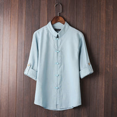 Men's Linen Vintage Plus Size Shirt Shopping