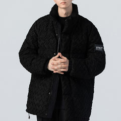 Men's Personalized Design Woven Down Jacket Shopping