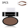 Image of Eyebrow Powder Stamp Tint Stencil Kit Cosmetics Professional Makeup Waterproof Eye Brow Stamp Lift Eyebrow Enhancers Stencil Kit Shopping111