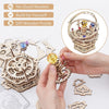 Image of ROKR Rotating Starry Night Mechanical Music Box 3D Wooden Puzzle Assembly Model Building Kits Toys For Children Kids - AMK51 Shopping