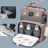 Image of New Mummy Baby Crib Backpack Large Capacity Out Milk Insulated Bag Women Shopping