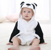 Image of Cartoon Cute Animal Modeling Baby Bath Towels Baby Bathrobes Cotton Children's Bathrobes Baby Hooded Shopping