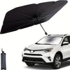 Image of Foldable Car Windshield Sunshade Umbrella, Keep Vehicle Cool, Block UV Rays Protect Car Interior, Easy To Store And Use Heat Reduction, UV Protection, Easy Install - Universal Fit, Durable Material Shopping