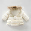 Image of 1 year old baby girl's hand-stuffed cotton coat Shopping