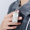 Image of Men's Fashion Personality Retro Stainless Steel Pendant Necklace Shopping