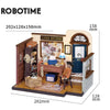 Image of Robotime DIY Doll House With Furniture Children Green Miniature Dollhouse Wooden Kits Assemble Toy Xmas Brithday Gifts Shopping