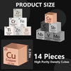 Image of Metal Element Cube  High Purity, Periodic Table Of Elements Collection For Element Collections Hobbies, Pure Tungsten Cube, Iron, Aluminum, Bismuth, Shopping111