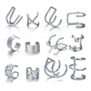 Image of Creative Simple Non-pierced Ear Clip Five-piece Set Shopping