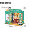 Image of Robotime DIY Doll House With Furniture Children Green Miniature Dollhouse Wooden Kits Assemble Toy Xmas Brithday Gifts Shopping