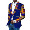 Image of African Men's Casual Printed Cotton Suit Shopping