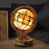 Image of Rokr Luminous Globe 3D Wooden Hot Selling 180PCS Model Building Block Kits Toy Shopping