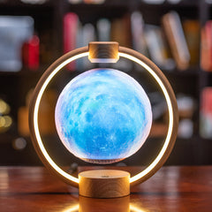 Maglev Moon Light Bluetooth Speaker 3D Stereo Diy Colorful Glare Shopping