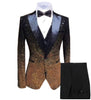 Image of Sequin Men's Suit Three Piece Set Shopping