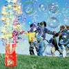 Image of Fireworks Bubble Machine With 80ml Bubble Solution, Portable Automatic Bubble Machine With Lights And Closeable Music, Bubble Maker Toys For Kids Outside Activities Parties Wedding Christmas Shopping