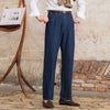 Image of Retro Washed Jeans Fashion Casual High Waist Straight Pants Shopping